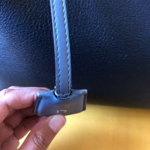 Large Fendi Boston Bag By The Way Midnight Blue